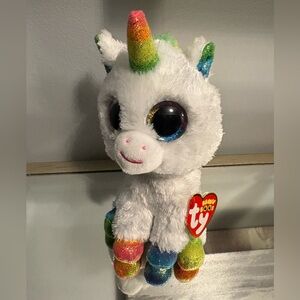Beanie baby unicorn plush toy NWT